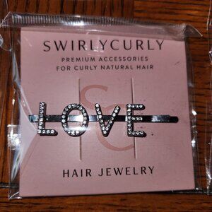 SwirlyCurly Rhinestone Hair Jewelry